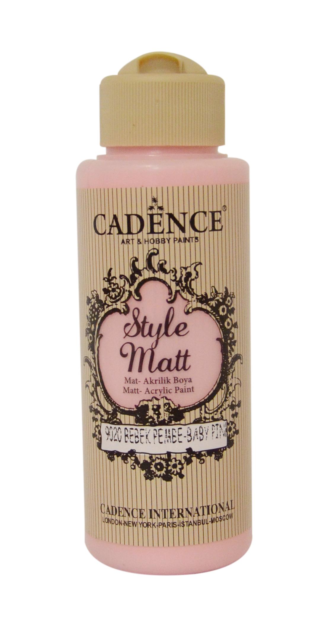 STYLE%20MAT%20AKRİLİK%20BOYA%20S-9020%20BEBEK%20PEMBE%20120ML