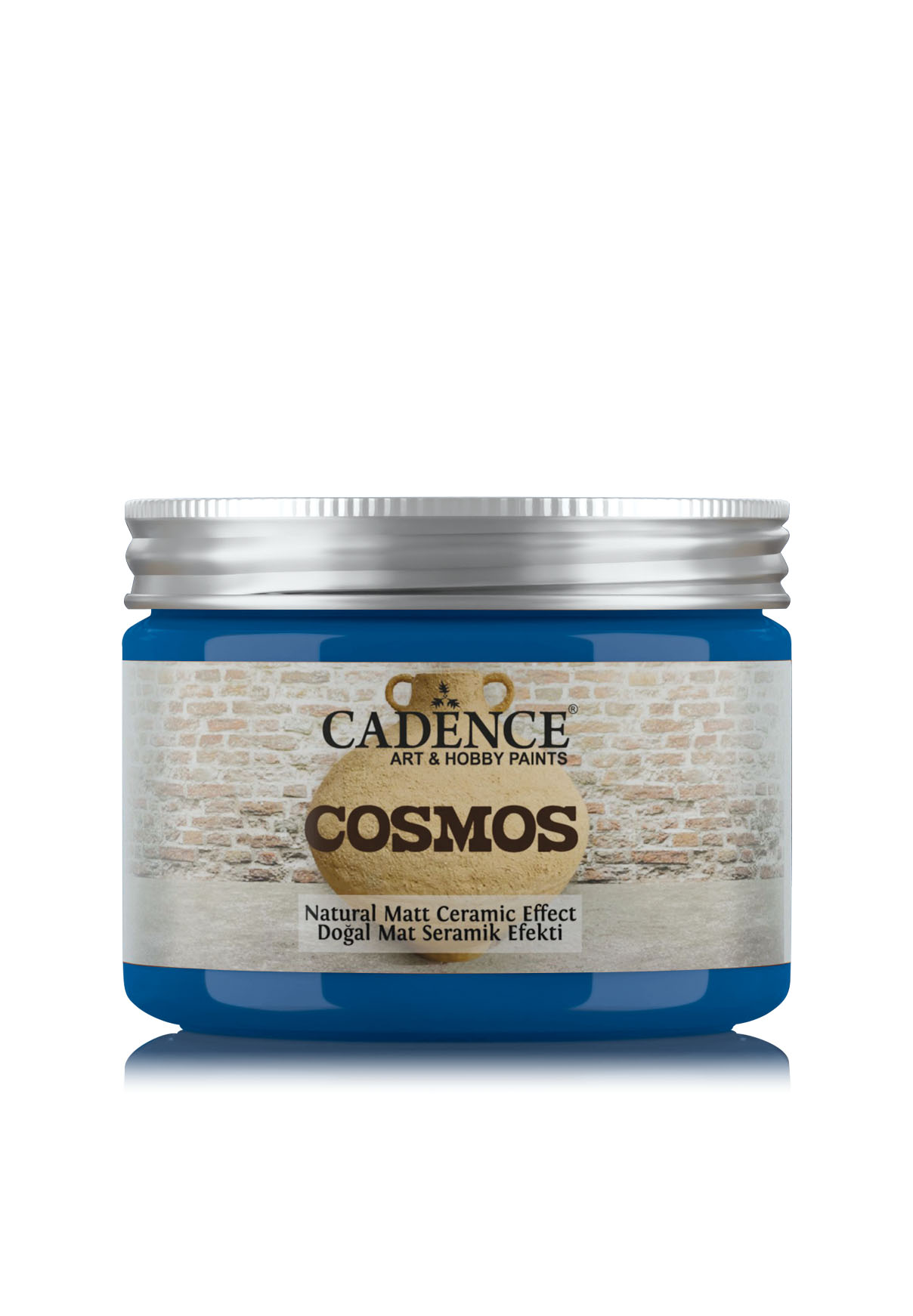 COSMOS%20DOĞAL%20MAT%20SERAMİK%20EFEKT%20CS-06%20ROYAL%20MAVİ%20150%20ML