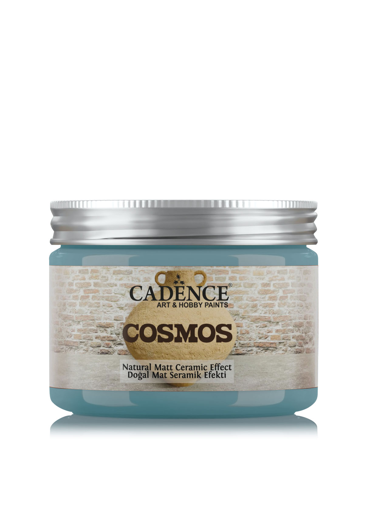 COSMOS%20DOĞAL%20MAT%20SERAMİK%20EFEKT%20CS-08%20AÇIK%20MAVİ%20150%20ML