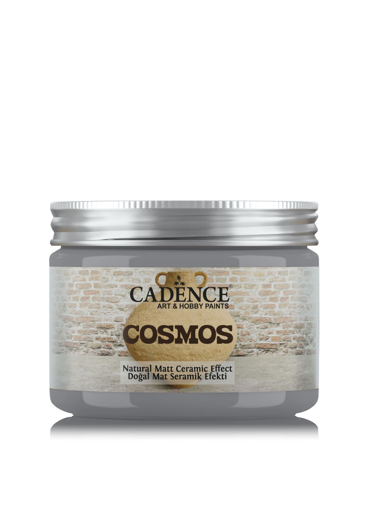 COSMOS%20DOĞAL%20MAT%20SERAMİK%20EFEKT%20CS-11%20DUMAN%20GRİ%20150%20ML